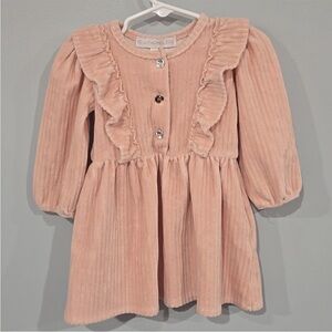 Rachel Zoe Blush Ruffle Dress